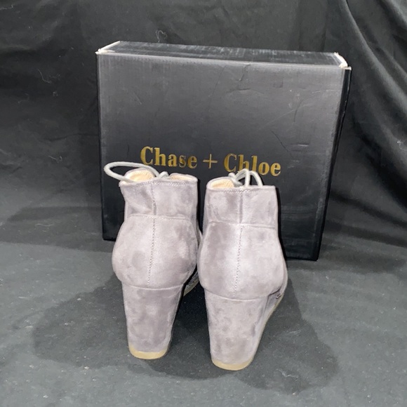Chase + Chloe wedge booties - Picture 3 of 7